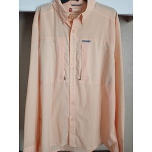 Simm's Guide Series Fishing Shirt - Men's XL - Peach